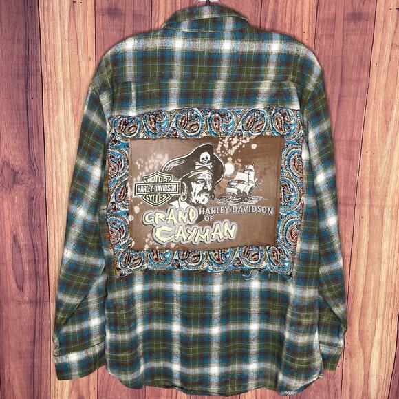 One of a Kind Custom Flannel Shirt/Shacket - Picture 3 of 9